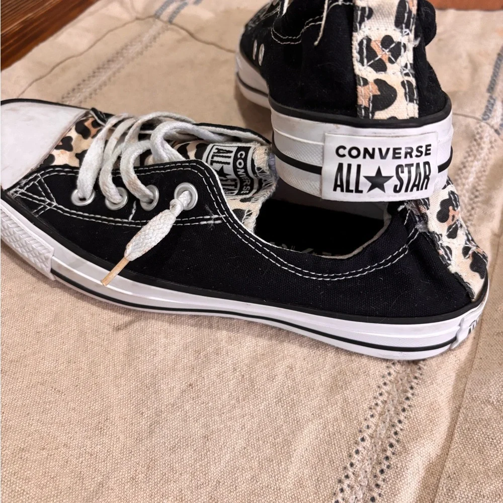 Converse Black and White Classic Sneakers - Picture 2 of 5
